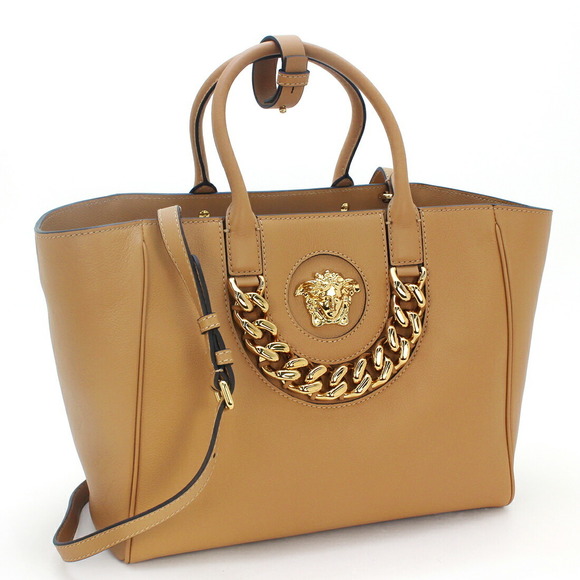 Versace La Medusa Tote Bag Leather Gold - Picture 1 of 7